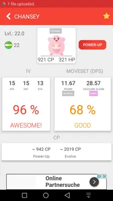 IV Rater Plus android App screenshot 2