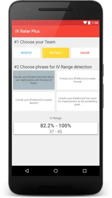 IV Rater Plus android App screenshot 8